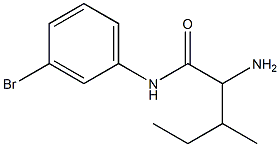 2-amino-N-(3-bromophenyl)-3-methylpentanamide