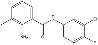 2-amino-N-(3-chloro-4-fluorophenyl)-3-methylbenzamide