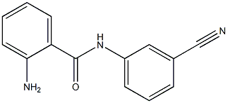 2-amino-N-(3-cyanophenyl)benzamide Struktur