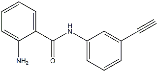 2-amino-N-(3-ethynylphenyl)benzamide,,结构式