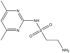 2-amino-N-(4,6-dimethylpyrimidin-2-yl)ethane-1-sulfonamide Structure