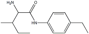 2-amino-N-(4-ethylphenyl)-3-methylpentanamide