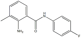 2-amino-N-(4-fluorophenyl)-3-methylbenzamide Structure