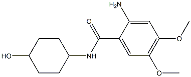 2-amino-N-(4-hydroxycyclohexyl)-4,5-dimethoxybenzamide