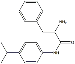 2-amino-N-(4-isopropylphenyl)-3-phenylpropanamide 结构式