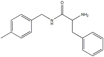 2-amino-N-(4-methylbenzyl)-3-phenylpropanamide,,结构式