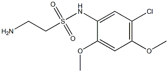 2-amino-N-(5-chloro-2,4-dimethoxyphenyl)ethane-1-sulfonamide