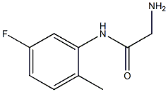 2-amino-N-(5-fluoro-2-methylphenyl)acetamide Structure