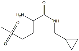 2-amino-N-(cyclopropylmethyl)-4-(methylsulfonyl)butanamide