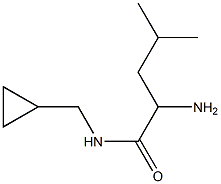 2-amino-N-(cyclopropylmethyl)-4-methylpentanamide