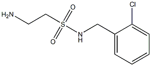 2-amino-N-[(2-chlorophenyl)methyl]ethane-1-sulfonamide