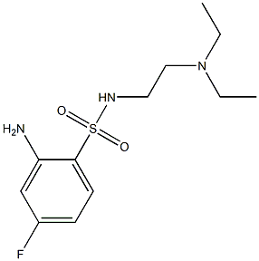  2-amino-N-[2-(diethylamino)ethyl]-4-fluorobenzene-1-sulfonamide