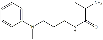 2-amino-N-{3-[methyl(phenyl)amino]propyl}propanamide