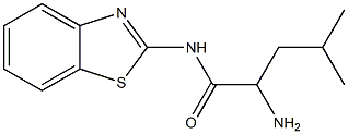 2-amino-N-1,3-benzothiazol-2-yl-4-methylpentanamide