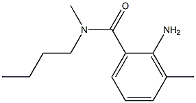 2-amino-N-butyl-N,3-dimethylbenzamide Structure