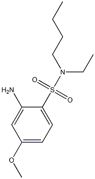 2-amino-N-butyl-N-ethyl-4-methoxybenzene-1-sulfonamide