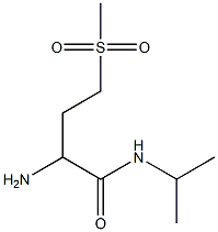2-amino-N-isopropyl-4-(methylsulfonyl)butanamide Structure