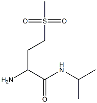 2-amino-N-isopropyl-4-(methylsulfonyl)butanamide 结构式