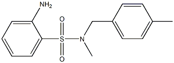 2-amino-N-methyl-N-[(4-methylphenyl)methyl]benzene-1-sulfonamide