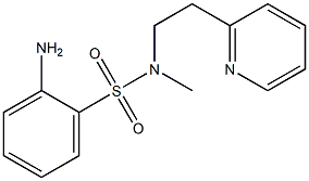 2-amino-N-methyl-N-[2-(pyridin-2-yl)ethyl]benzene-1-sulfonamide Structure