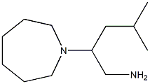 2-azepan-1-yl-4-methylpentan-1-amine,,结构式