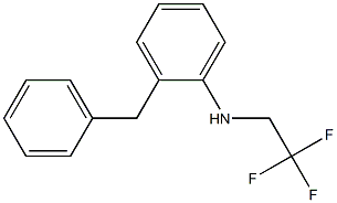 2-benzyl-N-(2,2,2-trifluoroethyl)aniline,,结构式