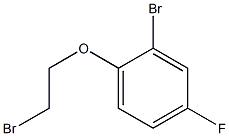 2-bromo-1-(2-bromoethoxy)-4-fluorobenzene Structure