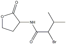 2-bromo-3-methyl-N-(2-oxooxolan-3-yl)butanamide Structure