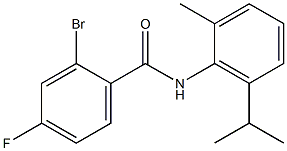 2-bromo-4-fluoro-N-[2-methyl-6-(propan-2-yl)phenyl]benzamide|
