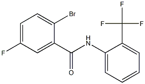  2-bromo-5-fluoro-N-[2-(trifluoromethyl)phenyl]benzamide