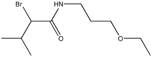 2-bromo-N-(3-ethoxypropyl)-3-methylbutanamide|