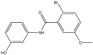 2-bromo-N-(3-hydroxyphenyl)-5-methoxybenzamide