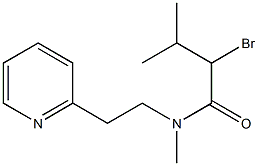  2-bromo-N,3-dimethyl-N-[2-(pyridin-2-yl)ethyl]butanamide