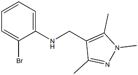 2-bromo-N-[(1,3,5-trimethyl-1H-pyrazol-4-yl)methyl]aniline Structure