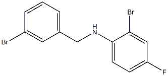  2-bromo-N-[(3-bromophenyl)methyl]-4-fluoroaniline