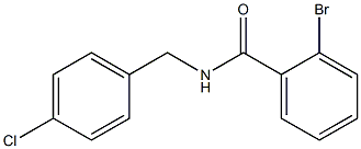 2-bromo-N-[(4-chlorophenyl)methyl]benzamide Structure