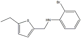 2-bromo-N-[(5-ethylthiophen-2-yl)methyl]aniline Structure