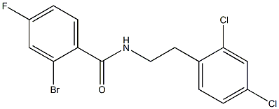  2-bromo-N-[2-(2,4-dichlorophenyl)ethyl]-4-fluorobenzamide