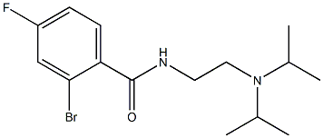 2-bromo-N-[2-(diisopropylamino)ethyl]-4-fluorobenzamide