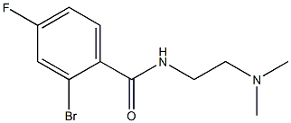 2-bromo-N-[2-(dimethylamino)ethyl]-4-fluorobenzamide|