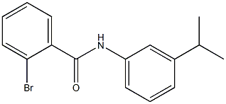 2-bromo-N-[3-(propan-2-yl)phenyl]benzamide Struktur
