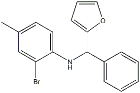 2-bromo-N-[furan-2-yl(phenyl)methyl]-4-methylaniline|