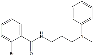 2-bromo-N-{3-[methyl(phenyl)amino]propyl}benzamide