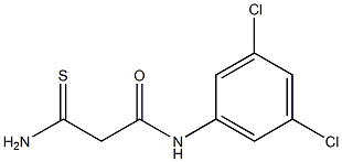 2-carbamothioyl-N-(3,5-dichlorophenyl)acetamide Structure