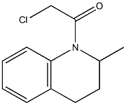 2-chloro-1-(2-methyl-1,2,3,4-tetrahydroquinolin-1-yl)ethan-1-one,,结构式