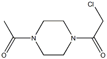 2-chloro-1-(4-acetylpiperazin-1-yl)ethan-1-one Structure