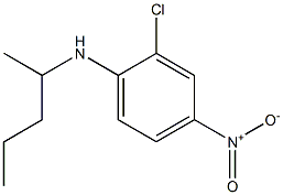 2-chloro-4-nitro-N-(pentan-2-yl)aniline Structure