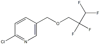 2-chloro-5-[(2,2,3,3-tetrafluoropropoxy)methyl]pyridine Structure