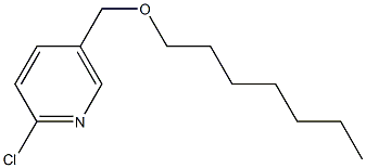 2-chloro-5-[(heptyloxy)methyl]pyridine Structure