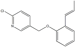 2-chloro-5-[2-(prop-1-en-1-yl)phenoxymethyl]pyridine